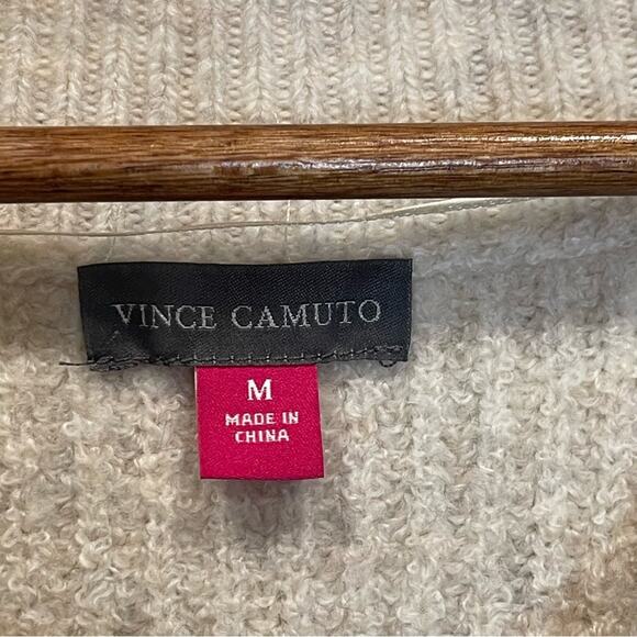 Vince Camuto Beige Women's V-Neck Knit Sweater Vest NWT Size M - Picture 8 of 10